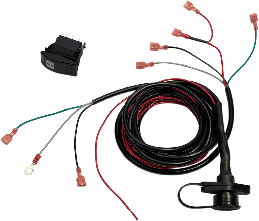Warn Dash Rocker Switch - Wired 99897 - Main Product View