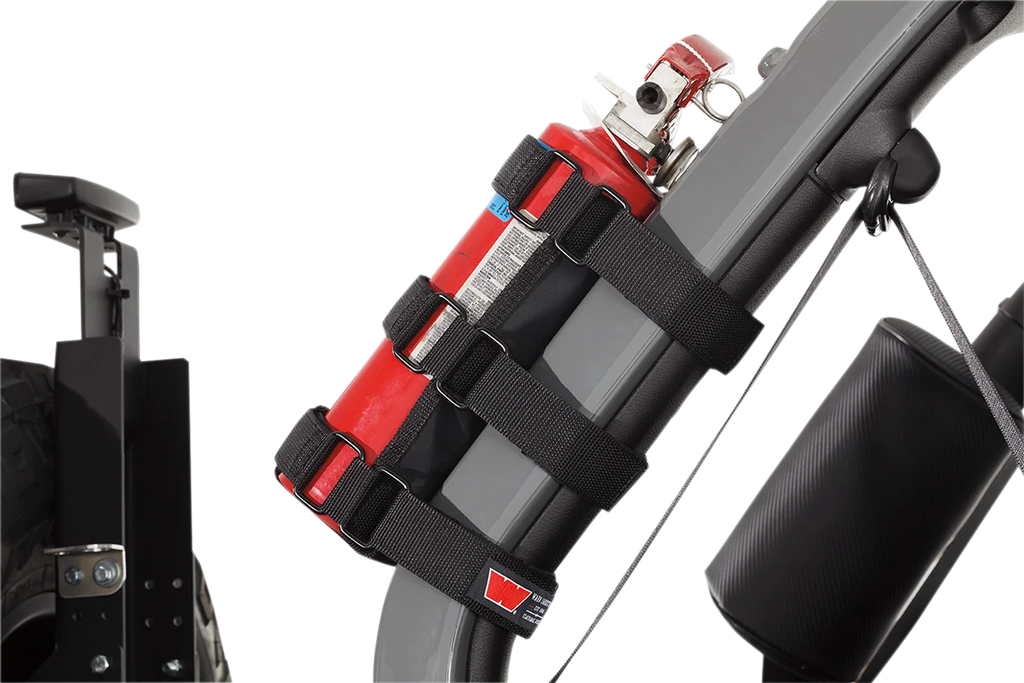 Warn Roll Bar Fire Extinguisher Holder 102656 - Side View