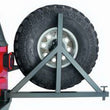 Load image into Gallery viewer, Warn TIRE CARRIER KIT 64337 fits 1997-2006 Jeep Tj / Jeep YJ - Side View