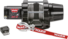 Load image into Gallery viewer, Warn VRX 25-S Winch - Handlebar Rocker Switch - Synthetic Rope 101020 - Side View