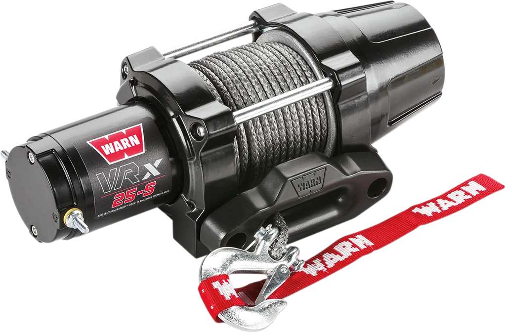 Warn VRX 25-S Winch - Handlebar Rocker Switch - Synthetic Rope 101020 - Back View