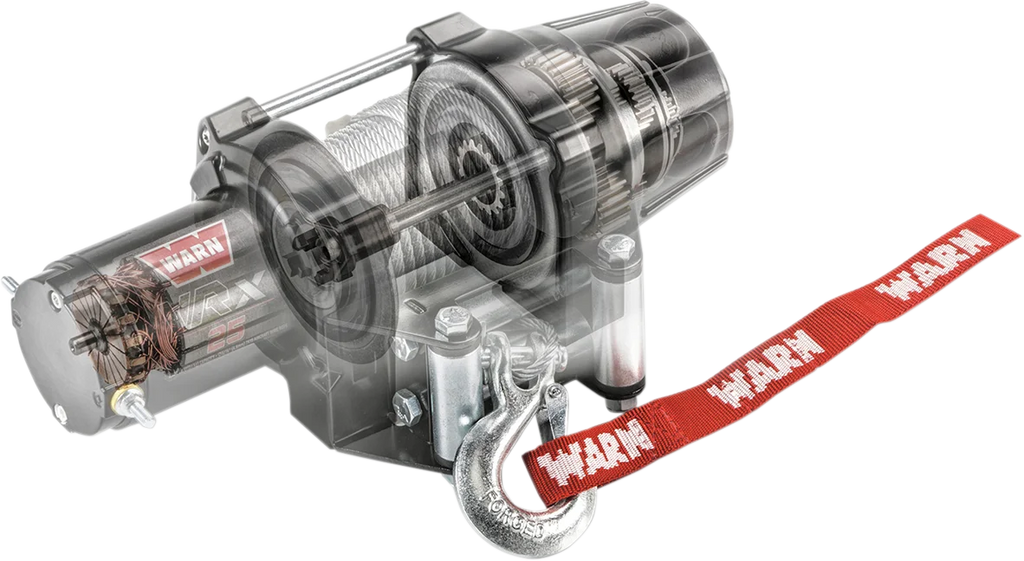 Warn VRX 25 Winch - Handlebar Rocker Switch - Wire Rope 101025 - Installation View