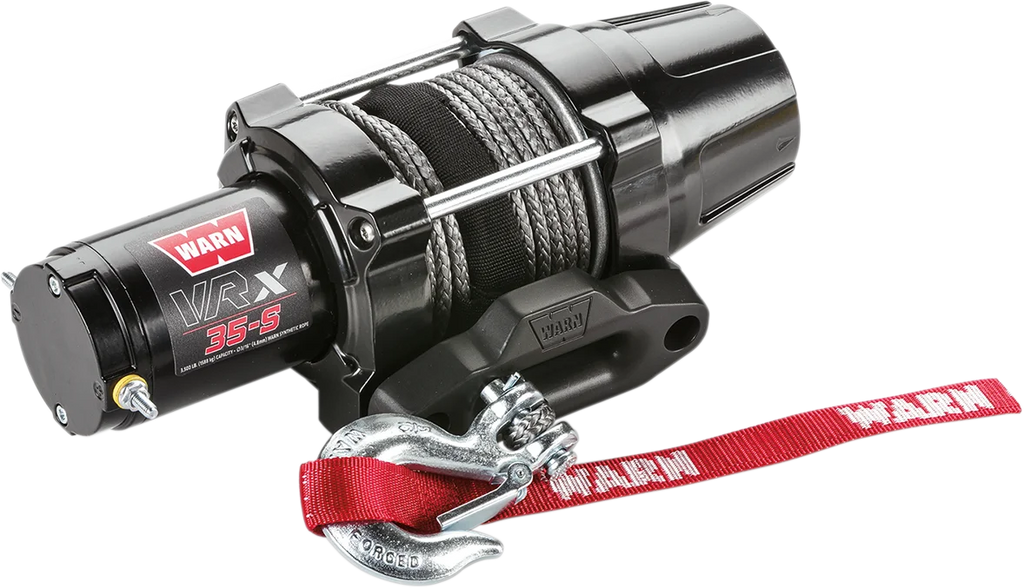Warn VRX 35-S Winch - Handlebar Rocker Switch - Synthetic Rope 101030 - Side View