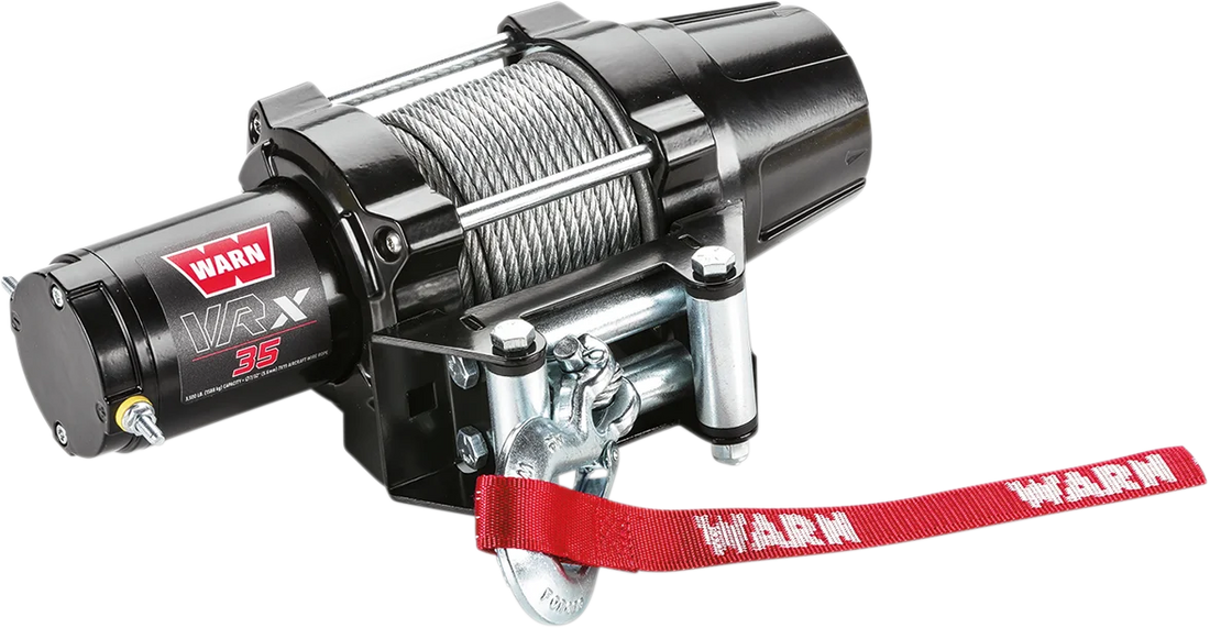 Warn VRX 35 Winch - Handlebar Rocker Switch - Wire Rope 101035 - Back View