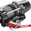 Load image into Gallery viewer, Warn VRX 45-S Winch - Dash-mounted Rocker Switch - Synthetic Rope 101040 - Back View