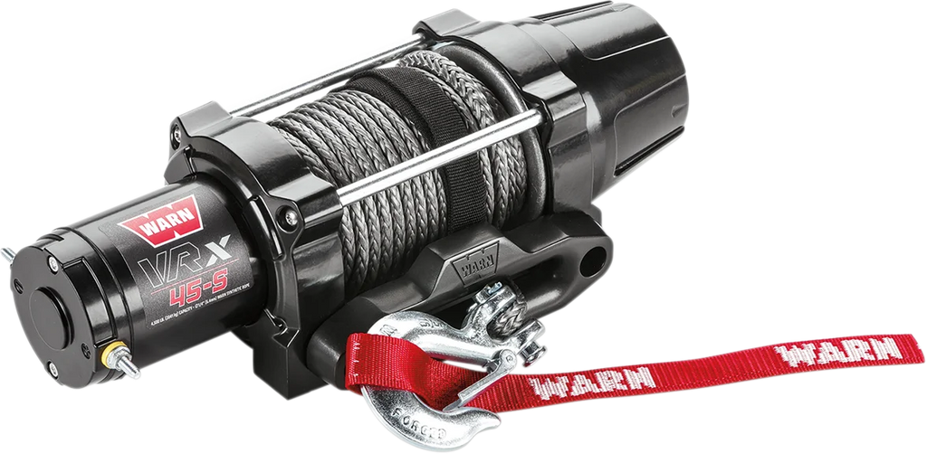 Warn VRX 45-S Winch - Dash-mounted Rocker Switch - Synthetic Rope 101040 - Back View