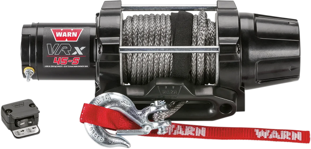 Warn VRX 45-S Winch - Dash-mounted Rocker Switch - Synthetic Rope 101040 - Installation View
