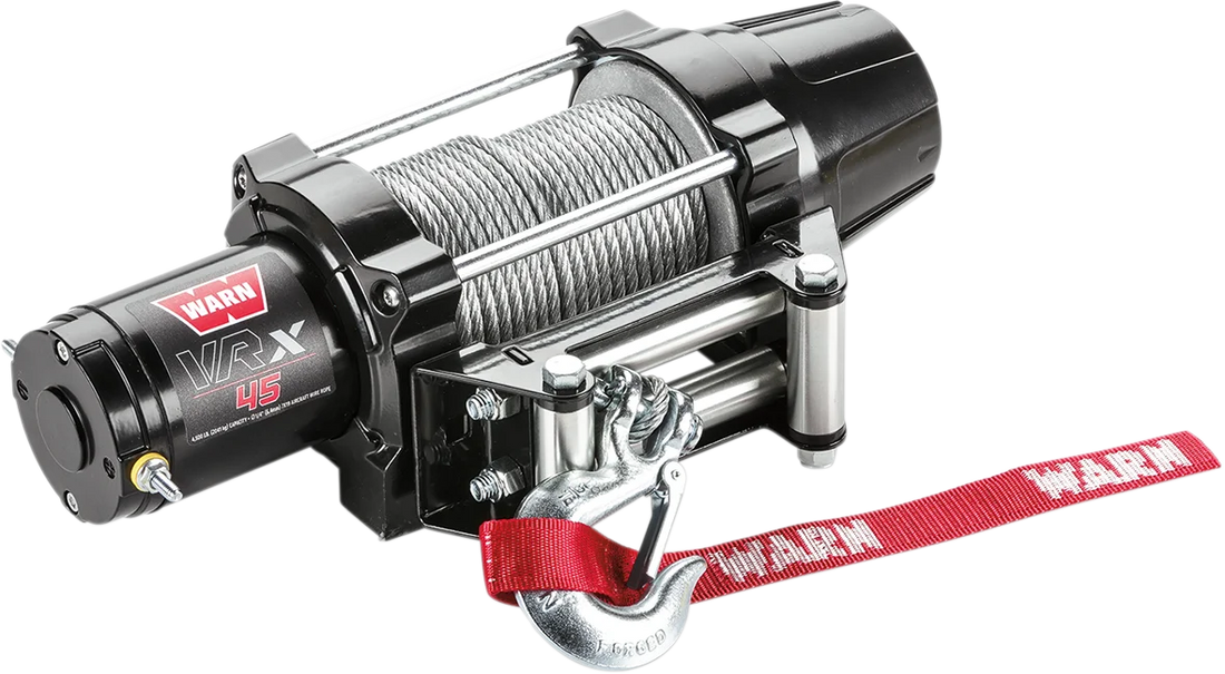 Warn VRX 45 Winch - Dash-mounted Rocker Switch - Wire Rope 101045 - Back View