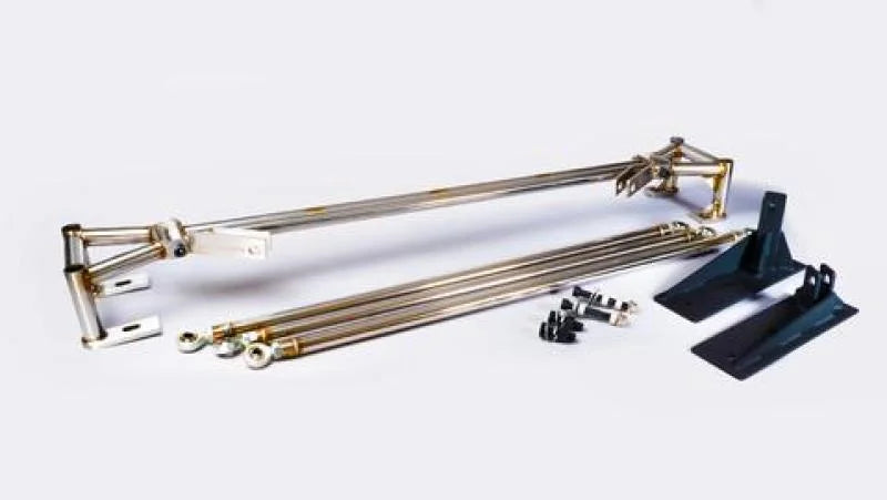 Weapon R 2013+ Subaru BRZ / 2016+ Toyota 86 Trunk X-Cross Bar - Side View