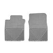 Load image into Gallery viewer, WeatherTech 00-05 Hyundai Accent Front Rubber Mats - Grey - Side View