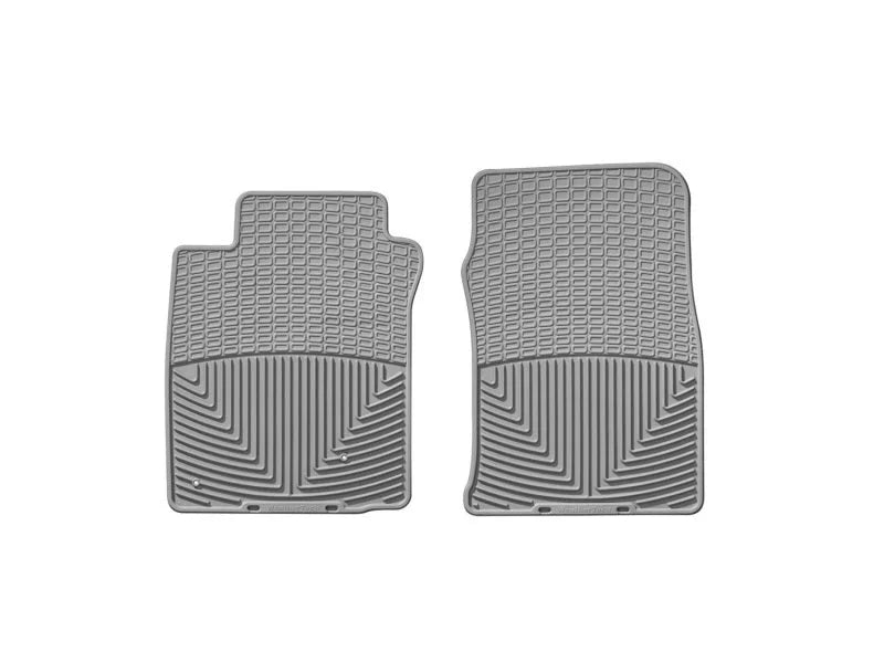 WeatherTech 00-05 Hyundai Accent Front Rubber Mats - Grey - Side View