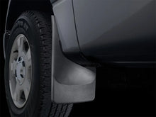 Load image into Gallery viewer, WeatherTech 00-06 Chevrolet Suburban No Drill Mudflaps - Black - Installation View