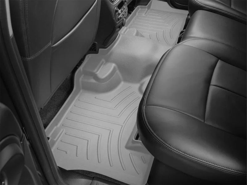 WeatherTech 02-04 Oldsmobile Bravada (4 door) Rear FloorLiner - Grey - Installation View