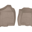 Load image into Gallery viewer, WeatherTech 02-06 Chevrolet Avalanche / Cadillac Escalade (ESV &amp; EXT) Front FloorLiner - Tan - Main Product View
