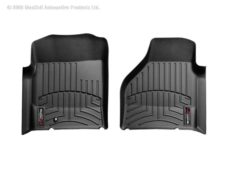 WeatherTech 02-06 Dodge Ram 1500 Pickup QuadCab Front FloorLiner - Black - Main Product View