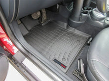Load image into Gallery viewer, WeatherTech 02-06 Mini Cooper Front FloorLiner - Black - Installation View