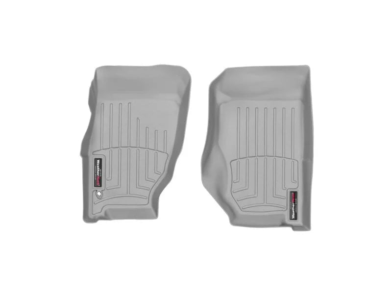 WeatherTech 02-07 Jeep Liberty Front FloorLiner - Grey - Installation View