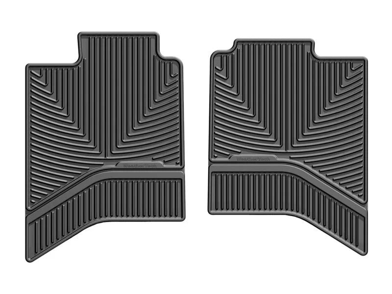 WeatherTech 02-14 Dodge Ram Quad Cab Rear Rubber Mats - Black - Main Product View