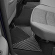 Load image into Gallery viewer, WeatherTech 02-14 Dodge Ram Quad Cab Rear Rubber Mats - Black - Installation View