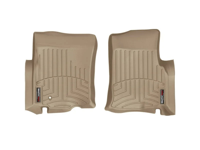 WeatherTech 03-06 Ford Expedition Front FloorLiner - Tan - Back View