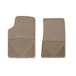 Load image into Gallery viewer, WeatherTech 03-10 Cadillac CTS Front Rubber Mats - Tan - Back View