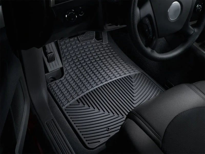 WeatherTech 03-10 Nissan Murano Front Rubber Mats - Black - Installation View