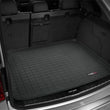 Load image into Gallery viewer, WeatherTech 03-10 Porsche Cayenne Cargo Liners - Black - Installation View