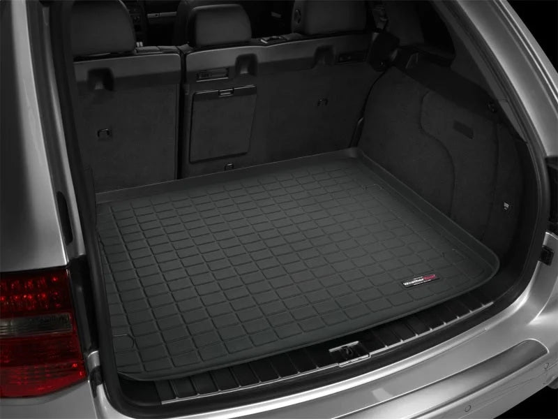 WeatherTech 03-10 Porsche Cayenne Cargo Liners - Black - Installation View