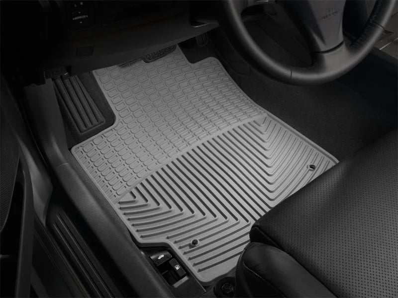 WeatherTech 03-13 Mazda 6 Hatch Front Rubber Mats - Grey - Installation View