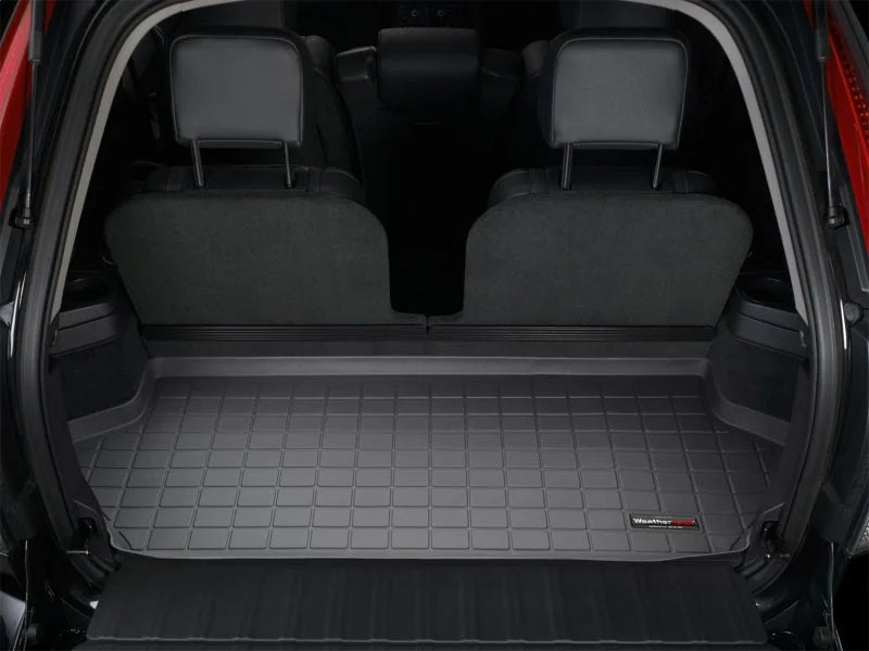 WeatherTech 03-13 Volvo XC90 Cargo Liners - Black - Installation View