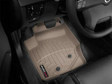 Load image into Gallery viewer, WeatherTech 03-13 Volvo XC90 Front FloorLiner - Tan - Installation View