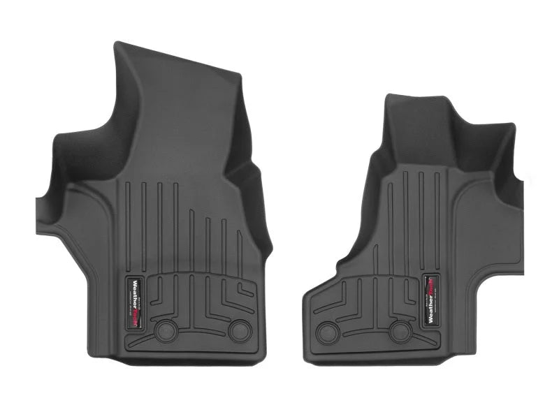 WeatherTech 03-21 Ford Econoline E-Series Front FloorLiners - Black - Main Product View