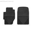 Load image into Gallery viewer, WeatherTech 03 Honda Civic Hybrid Front Rubber Mats - Black - Side View