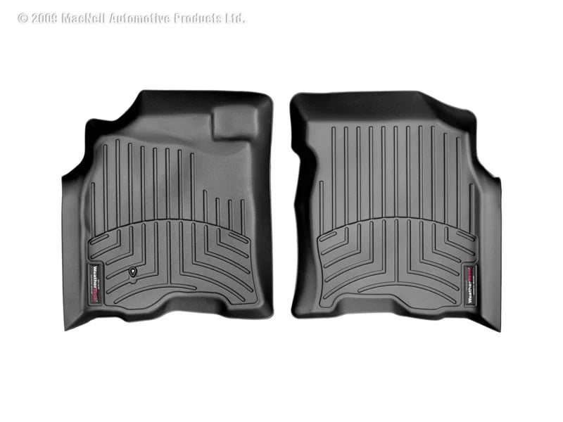 WeatherTech 04-06 Toyota Tundra Double Cab Front FloorLiner - Black - Main Product View