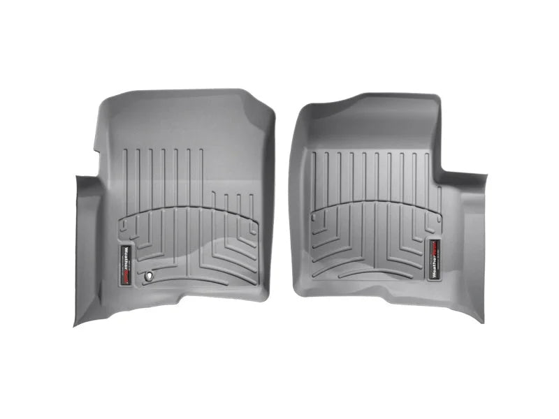 WeatherTech 04-08 Ford F150 Regular Cab Front FloorLiner - Grey - Back View
