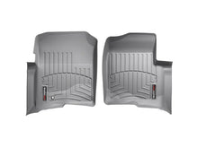 Load image into Gallery viewer, WeatherTech 04-08 Ford F150 Regular Cab Front FloorLiner - Grey - Back View