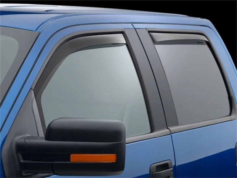 WeatherTech 04-08 Ford F150 Super Cab Front & Rear Side Window Deflectors - Dark Smoke - Additional View 6