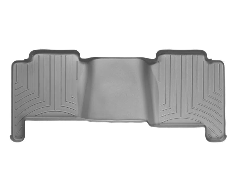 WeatherTech 04-08 Ford F150 Super Crew Rear FloorLiner - Grey - Side View
