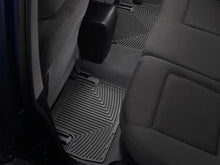 Load image into Gallery viewer, WeatherTech 04-10 BMW 5-Series Rear Rubber Mats - Black