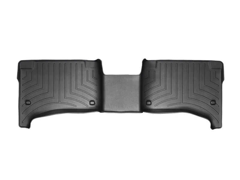 WeatherTech 04-10 Porsche Cayenne Rear FloorLiner - Black - Installation View