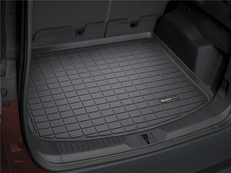 WeatherTech 04-10 Toyota Sienna Cargo Liners - Black - Installation View