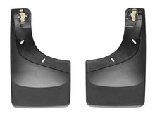 Load image into Gallery viewer, WeatherTech 04-12 Ford F150 Reg/Sup/CrewCab No Drill Mudflaps - Black - Installation View