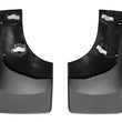 Load image into Gallery viewer, WeatherTech 04-12 Ford F150 Reg/Sup/CrewCab No Drill Mudflaps - Black - Installation View
