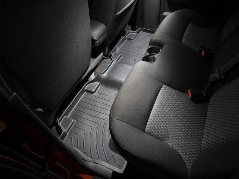 WeatherTech 04+ GMC Canyon Crew Cab Rear FloorLiner - Black - Additional View 12