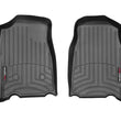 Load image into Gallery viewer, WeatherTech 04+ GMC Canyon Ext Cab Front FloorLiner - Black - Side View