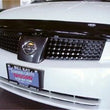 Load image into Gallery viewer, WeatherTech 04+ Nissan Quest Stone and Bug Deflector - Dark Smoke - Installation View