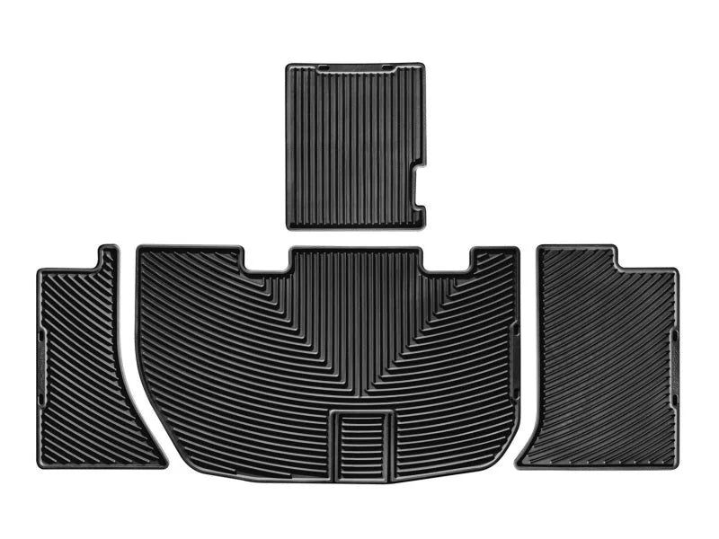 WeatherTech 05-10 Honda Odyssey Rear Rubber Mats - Black - Main Product View