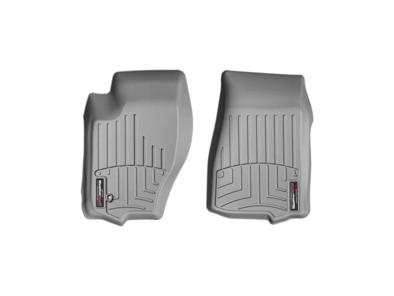 WeatherTech 05-10 Jeep Grand Cherokee Front FloorLiner - Grey - Installation View