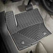 Load image into Gallery viewer, WeatherTech 05-11 Ford Escape Front Rubber Mats - Black - Installation View