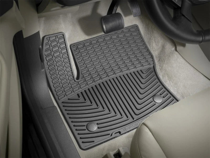 WeatherTech 05-11 Ford Escape Front Rubber Mats - Black - Installation View